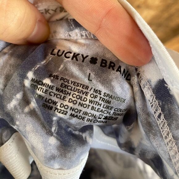 Lucky Brand 2-pack Logo Pride Spaghetti Strap Scoop Neck Snap Bodysuits Tanktops - Picture 12 of 16